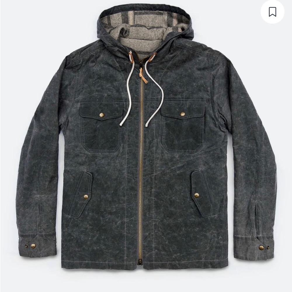 TAYLOR STITCH
The Winslow Jacket
 in Slate Waxed Canvas